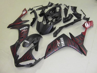 Carénage Moto R1 2007-2008 - Matte Rouge Flamme Vente en Gros