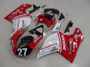 Carénage Moto Ducati 848 1098 1198 2007-2014 - Bannière 27 Vente en Gros