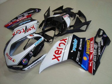 Carénage Moto Ducati 848 1098 1198 2007-2014 - Noir Xerox Vente en Gros