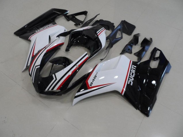 Carénage Moto Ducati 848 1098 1198 2007-2014 - Noir Tricolore Vente en Gros Carénage Moto Ducati 848 1098 1198 2007-2014 - Noir Tricolore Vente en Gros