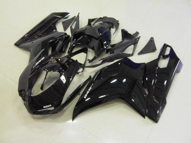Carénage Moto Ducati 848 1098 1198 2007-2014 - Noir Brillant Vente en Gros