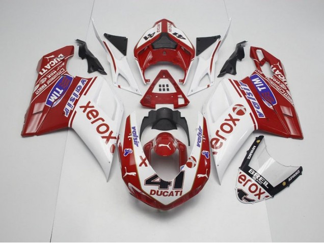 Carénage Moto Ducati 848 1098 1198 2007-2014 - Style OEM Xerox avec 41 Vente en Gros Carénage Moto Ducati 848 1098 1198 2007-2014 - Style OEM Xerox avec 41 Vente en Gros
