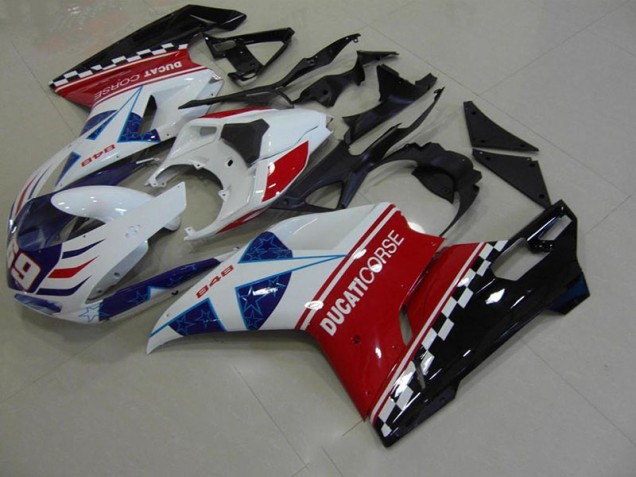 Carénage Moto Ducati 848 1098 1198 2007-2014 - Étoile Vente en Gros Carénage Moto Ducati 848 1098 1198 2007-2014 - Étoile Vente en Gros