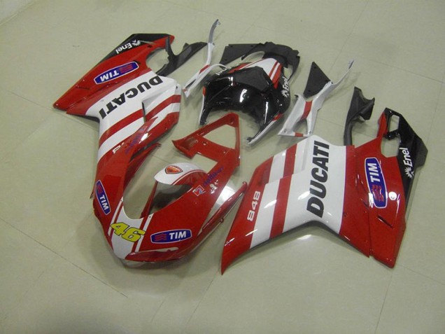 Carénage Moto Ducati 848 1098 1198 2007-2014 - Rouge 46 Vente en Gros Carénage Moto Ducati 848 1098 1198 2007-2014 - Rouge 46 Vente en Gros