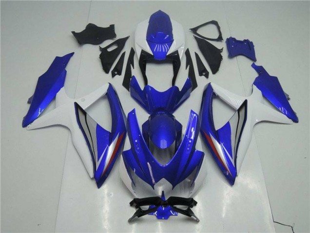 Carénage Moto GSXR 600 / 750 K8 2008-2010 - Bleu Blanc Vente en Gros Carénage Moto GSXR 600 / 750 K8 2008-2010 - Bleu Blanc Vente en Gros