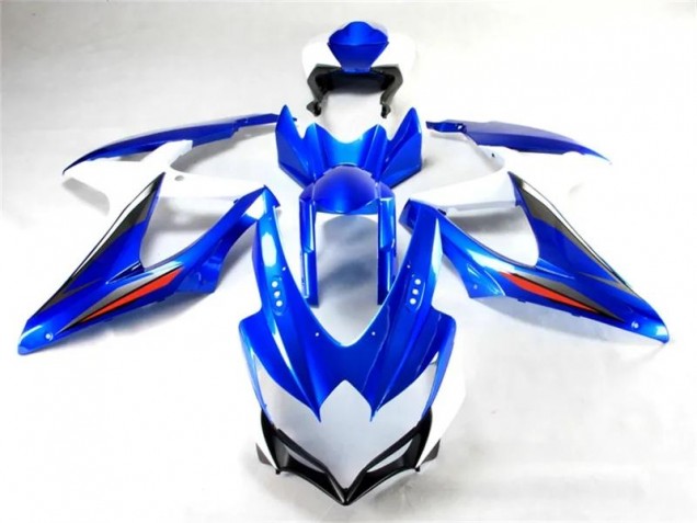 Carénages Moto GSXR 600 / 750 K8 2008-2010 - Bleu Blanc Vente en Gros Carénages Moto GSXR 600 / 750 K8 2008-2010 - Bleu Blanc Vente en Gros