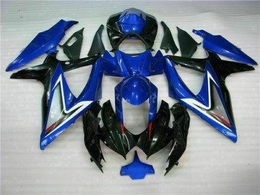Carrosserie Moto GSXR 600 / 750 K8 2008-2010 - Bleu Noir Vente en Gros