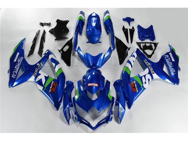 Carénage Moto GSXR 600 / 750 K8 2008-2010 - Bleu Blanc Vert Vente en Gros Carénage Moto GSXR 600 / 750 K8 2008-2010 - Bleu Blanc Vert Vente en Gros