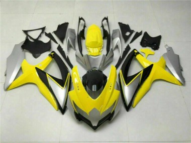 Carénage Moto GSXR 600 / 750 K8 2008-2010 - Jaune Vente en Gros