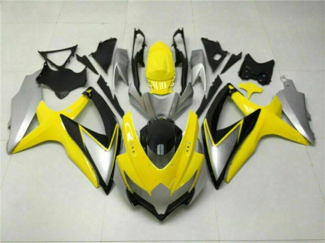 Carénage Moto GSXR 600 / 750 K8 2008-2010 - Jaune Vente en Gros Carénage Moto GSXR 600 / 750 K8 2008-2010 - Jaune Vente en Gros