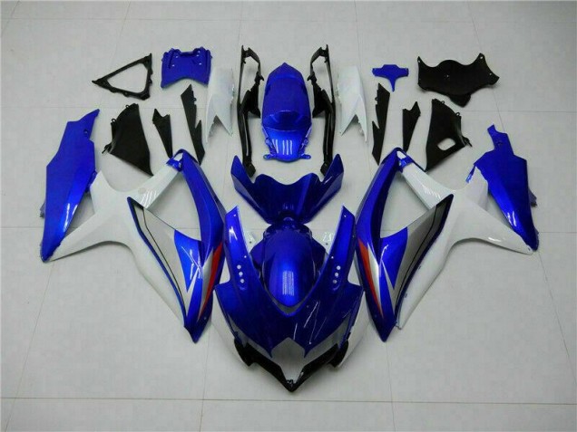 Carrosserie Moto GSXR 600 / 750 K8 2008-2010 - Bleu Blanc Vente en Gros Carrosserie Moto GSXR 600 / 750 K8 2008-2010 - Bleu Blanc Vente en Gros