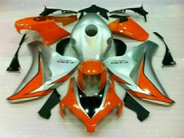 Carénage Moto CBR 1000 RR 2008-2011 - Argent Orange Vente en Gros Carénage Moto CBR 1000 RR 2008-2011 - Argent Orange Vente en Gros