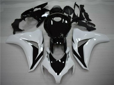Kit Carénages Motos CBR 1000 RR 2008-2011 - Blanc Noir Vente en Gros