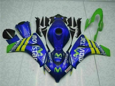 Carénage Moto CBR 1000 RR 2008-2011 - Vert Bleu Vente en Gros