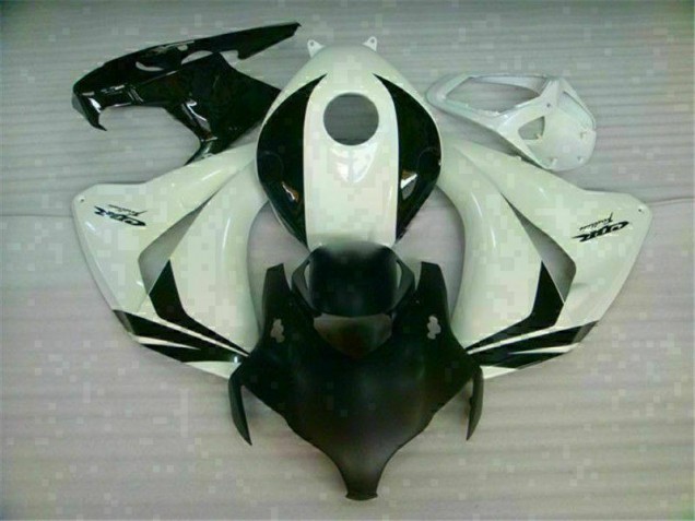 Carrosserie Moto CBR 1000 RR 2008-2011 - Blanc Noir Vente en Gros Carrosserie Moto CBR 1000 RR 2008-2011 - Blanc Noir Vente en Gros