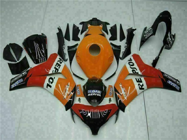 Kit Carénages Motos Complet CBR 1000 RR 2008-2011 - Orange Repsol Vente en Gros Kit Carénages Motos Complet CBR 1000 RR 2008-2011 - Orange Repsol Vente en Gros