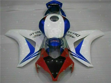 Kit Carénages Motos Complet CBR 1000 RR 2008-2011 - Blanc Bleu Vente en Gros