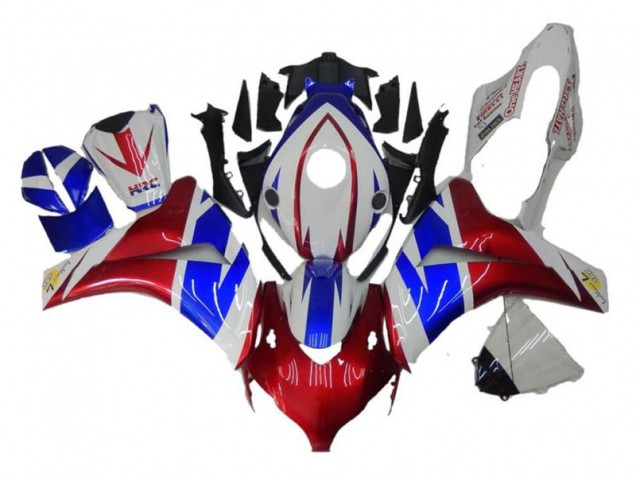 Carénage Moto CBR 1000 RR 2008-2011 - Rouge Bleu Blanc Vente en Gros Carénage Moto CBR 1000 RR 2008-2011 - Rouge Bleu Blanc Vente en Gros
