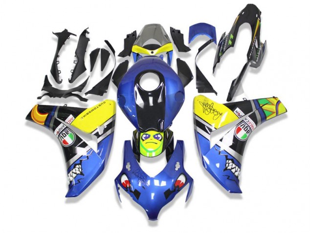 Carénage Moto CBR 1000 RR 2008-2011 - Bleu Requin Vente en Gros Carénage Moto CBR 1000 RR 2008-2011 - Bleu Requin Vente en Gros