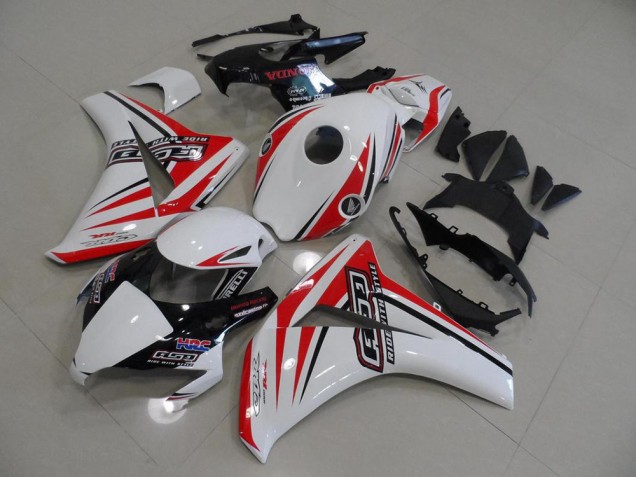 Carénage Moto CBR 1000 RR 2008-2011 - Blanc Rouge HRC Vente en Gros Carénage Moto CBR 1000 RR 2008-2011 - Blanc Rouge HRC Vente en Gros