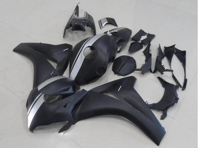 Carénage Moto CBR 1000 RR 2008-2011 - Noir Mat et Argent Vente en Gros Carénage Moto CBR 1000 RR 2008-2011 - Noir Mat et Argent Vente en Gros