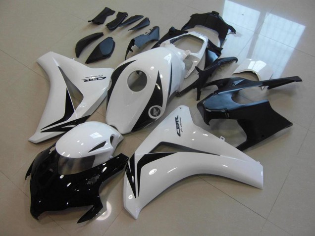Carénages Moto CBR 1000 RR 2008-2011 - Blanc Noir Vente en Gros Carénages Moto CBR 1000 RR 2008-2011 - Blanc Noir Vente en Gros