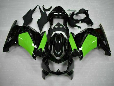 Carénage Moto EX250 2008-2012 - Noir Vert Vente en Gros