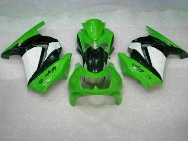 Kit Carénages Motos Complet EX250 2008-2012 - Vert Noir Ninja Vente en Gros
