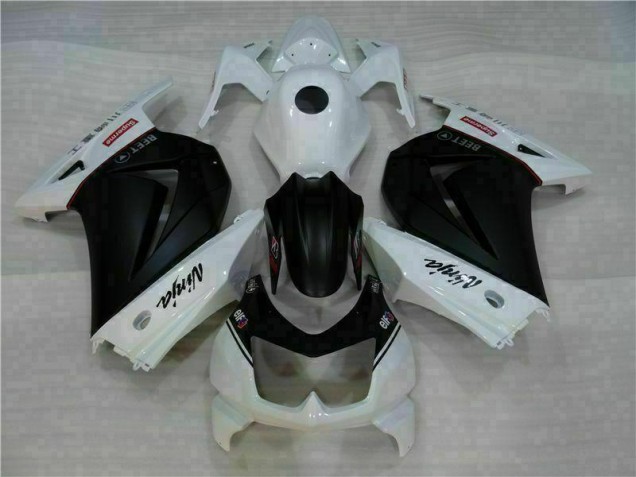 Carénage Moto EX250 2008-2012 - Blanc Noir Ninja Vente en Gros Carénage Moto EX250 2008-2012 - Blanc Noir Ninja Vente en Gros