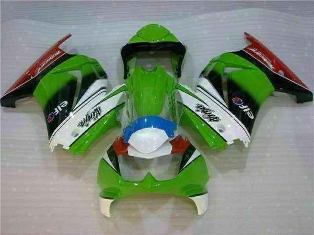 Carénage Moto EX250 2008-2012 - Blanc Vert Noir Ninja Vente en Gros Carénage Moto EX250 2008-2012 - Blanc Vert Noir Ninja Vente en Gros