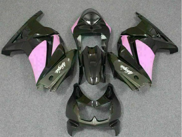 Carénage Moto EX250 2008-2012 - Noir Rose Ninja Vente en Gros Carénage Moto EX250 2008-2012 - Noir Rose Ninja Vente en Gros