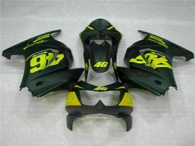 Carénage Moto EX250 2008-2012 - Noir Jaune 46 Vente en Gros Carénage Moto EX250 2008-2012 - Noir Jaune 46 Vente en Gros