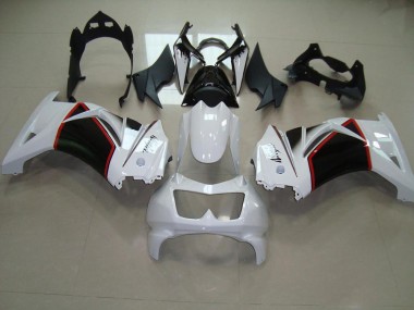 Carénage Moto ZX 250R 2008-2012 - Blanc Nacré Noir Vente en Gros