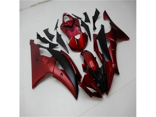 Carénages Moto R6 2008-2016 - Rouge Noir Vente en Gros Carénages Moto R6 2008-2016 - Rouge Noir Vente en Gros