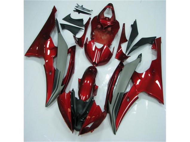 Carénage Moto R6 2008-2016 - Rouge Gris Vente en Gros Carénage Moto R6 2008-2016 - Rouge Gris Vente en Gros