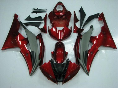 Carénage Moto R6 2008-2016 - Rouge Gris Vente en Gros