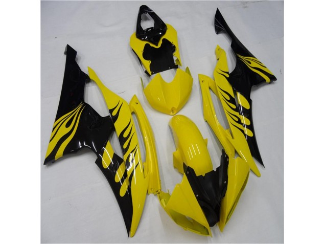 Carénage Moto R6 2008-2016 - Jaune Noir Vente en Gros Carénage Moto R6 2008-2016 - Jaune Noir Vente en Gros
