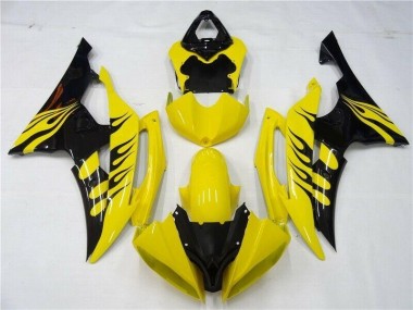 Carénage Moto R6 2008-2016 - Jaune Noir Vente en Gros