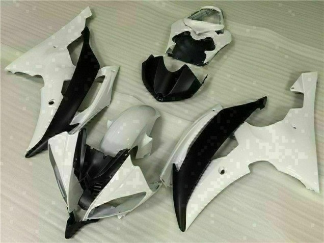 Kit Carénages Motos & Plastique R6 2008-2016 - Blanc Noir Vente en Gros Kit Carénages Motos & Plastique R6 2008-2016 - Blanc Noir Vente en Gros