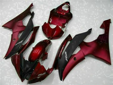 Carrosserie Moto R6 2008-2016 - Rouge Noir Vente en Gros