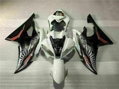 Kit Carénages Motos Complet R6 2008-2016 - Blanc Noir Vente en Gros
