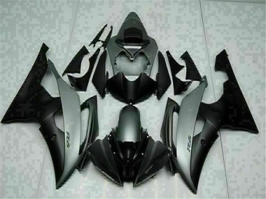 Carénage Moto R6 2008-2016 - Gris Noir Vente en Gros