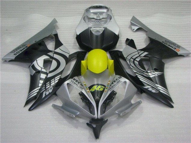 Carénage Moto R6 2008-2016 - Jaune Noir Argent Vente en Gros