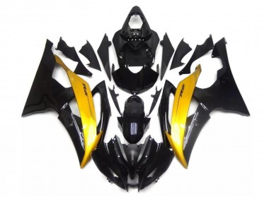 Carénage Moto R6 2008-2016 - Noir Or Vente en Gros