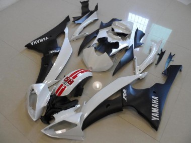 Carénage Moto R6 2008-2016 - Blanc Nacré et Noir 58 Sic Vente en Gros