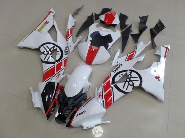 Carénage Moto R6 2008-2016 - Blanc avec Big Yamaha Logo Vente en Gros