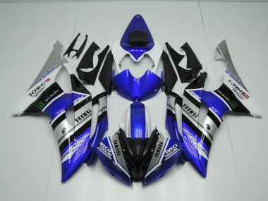 Carénage Moto R6 2008-2016 - Bleu Blanc ENEOS Monster Vente en Gros