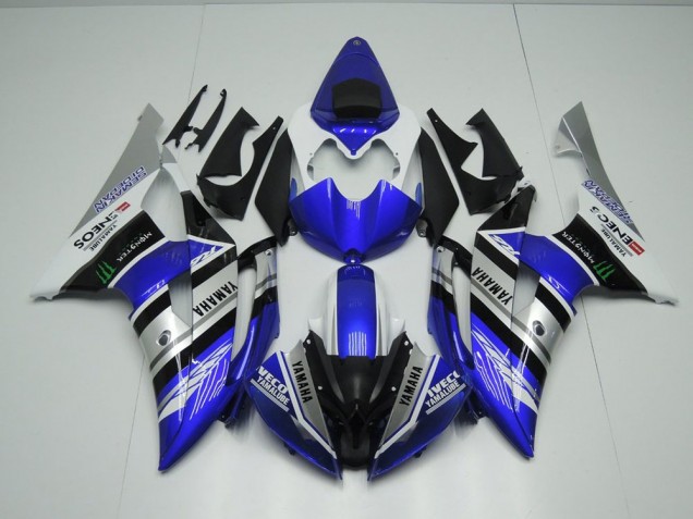 Carénage Moto R6 2008-2016 - Bleu Blanc ENEOS Monster Vente en Gros Carénage Moto R6 2008-2016 - Bleu Blanc ENEOS Monster Vente en Gros