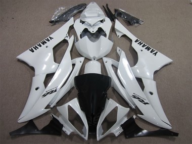 Carénage Moto R6 2008-2016 - Blanc Noir Décalque Vente en Gros