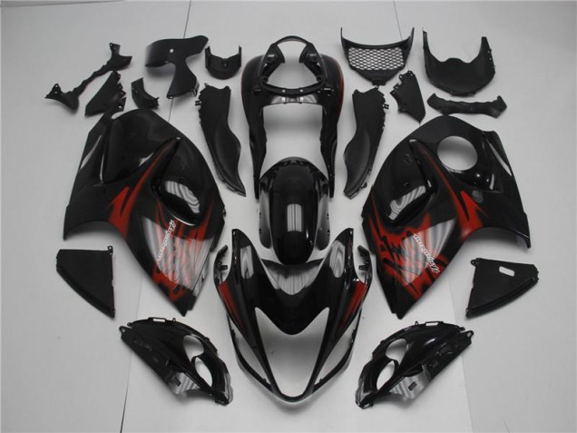 Carénage Moto GSXR 1300 Hayabusa 2008-2019 - Noir Rouge Vente en Gros Carénage Moto GSXR 1300 Hayabusa 2008-2019 - Noir Rouge Vente en Gros